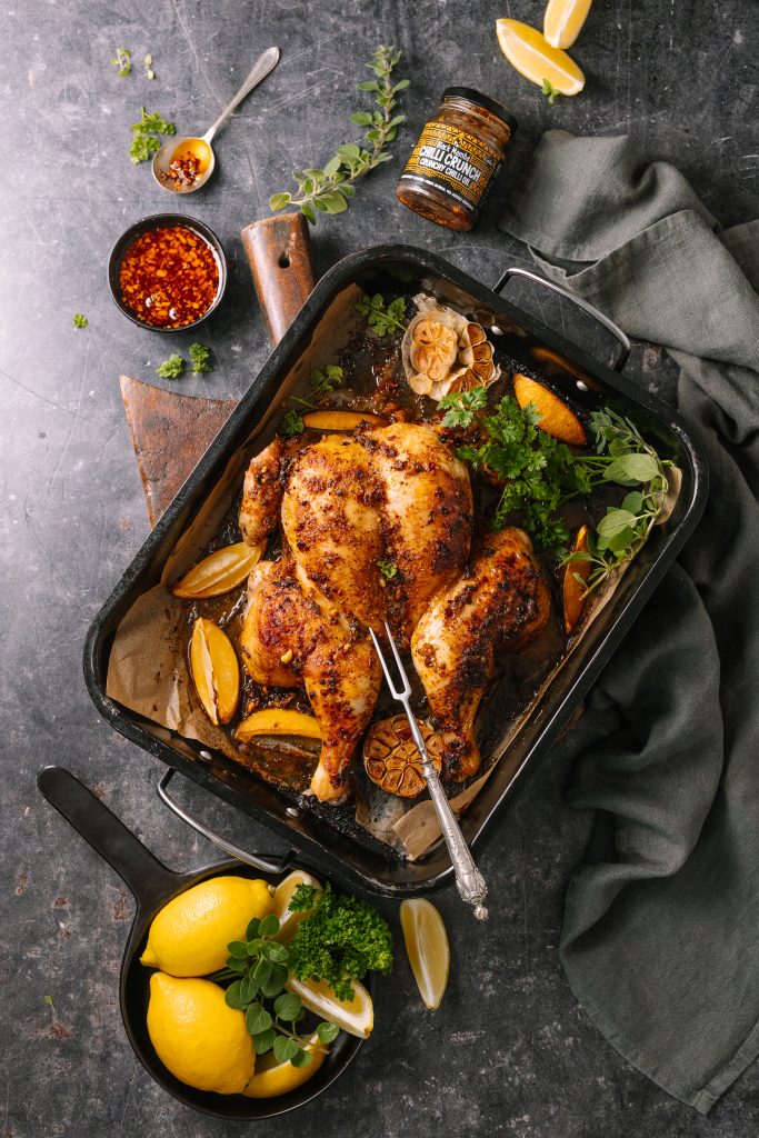 Lemon & Chilli Crunch Spatchcock Chicken