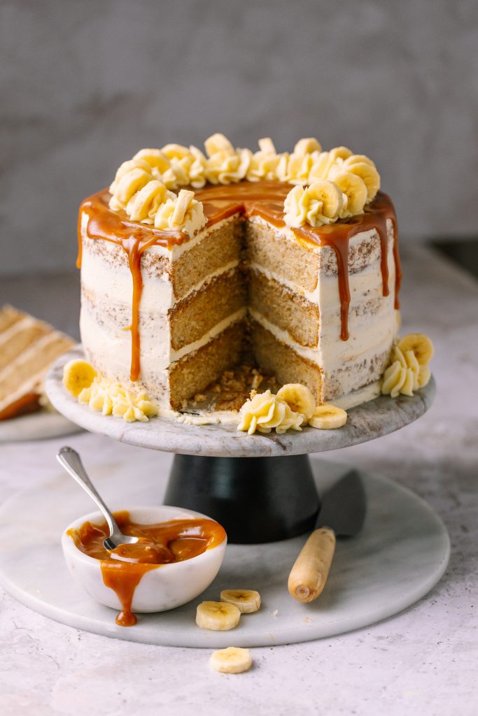 Banoffee Salted Caramel Cake